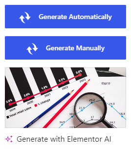 Generate Automatically and Generate Manually
